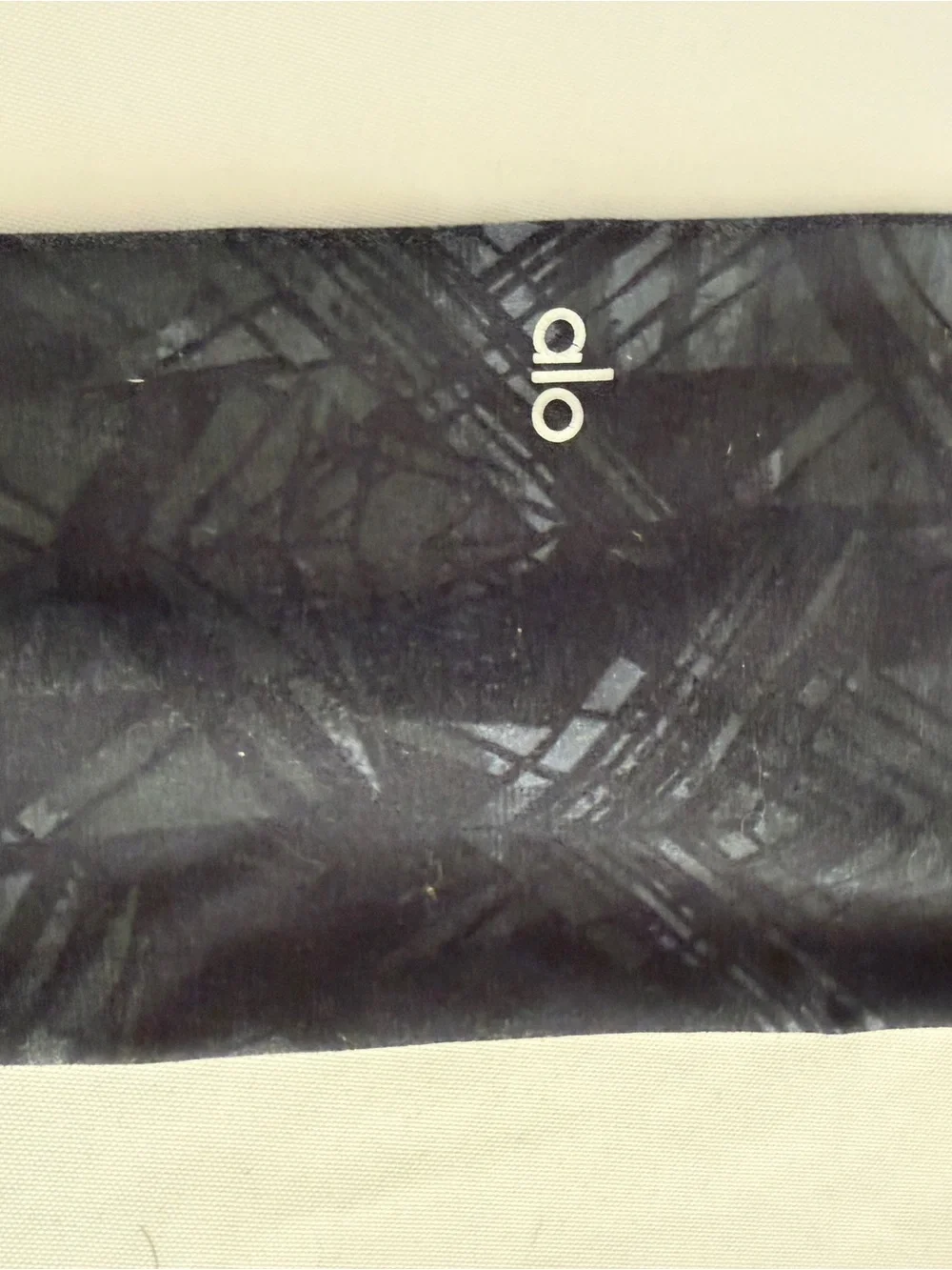 ALO Yoga Black Textured High-Rise Leggings